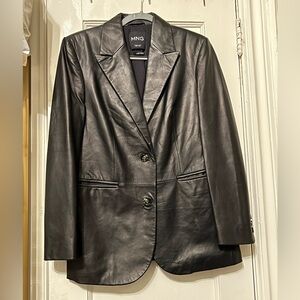Beautiful leather blazer.
